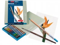 Набор акварельных карандашей Design Aquarel 12 цветов