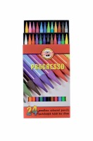 Набор цветных карандашей Progresso 24 цвета в лаке
