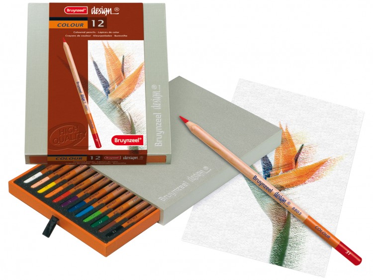 Набор цветных карандашей Design 12 цветов