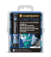 Набор цветовых блендеров Chameleon Blue Tones / голубые тона 5 шт. CT4513