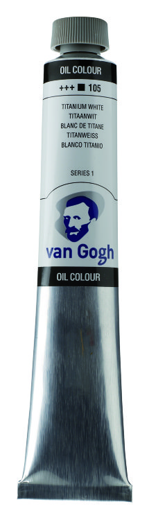 Краска масляная Van Gogh туба 60 мл №105 Белила титановые