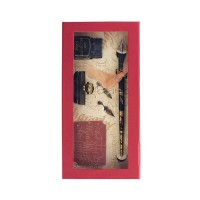 Подарочный набор с перьями, оловян.держателем, промокашкой и чернилами