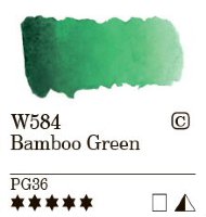 Акварель в тубах "Mission Gold", 15 мл 584 зеленый бамбук