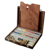 Набор масляных красок  "Old Holland" 34*40 мл. в деревянном ящике