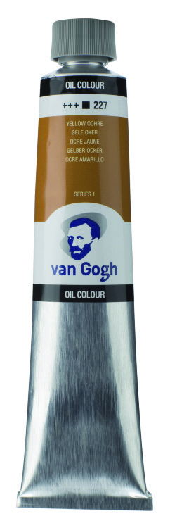 Краска масляная Van Gogh туба 200 мл №227 Охра жёлтая