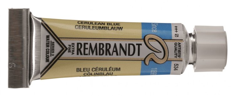 Краска акварельная Rembrandt туба 5мл №534 Лазурно-синий