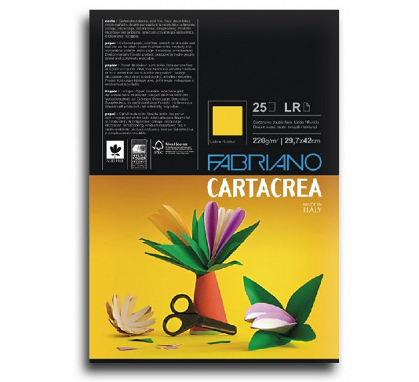 Бумага для пастели Fabriano "Cartacrea" 35x50 см 220 г 10 л/упак №127 вишневый 46435127