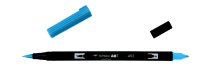 Tombow ABT Dual Brush Pen-493 голубой рефлекс