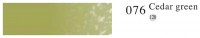 Пастель профессиональная сухая полутвёрдая квадратная цвет № 076 зеленый кедр
