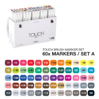 Набор маркеров Touch Brush 60 цветов (A)