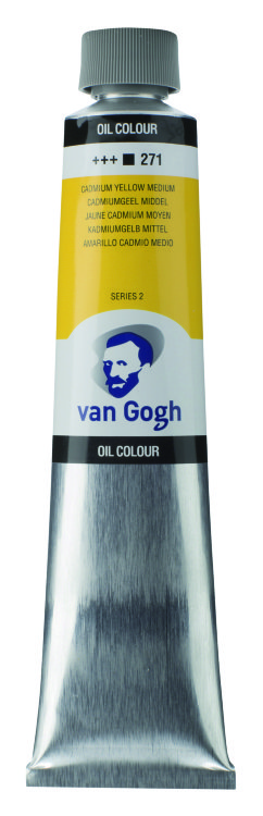 Краска масляная Van Gogh туба 200 мл №271 Кадмий жёлтый средний