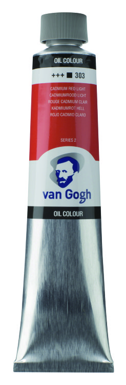 Краска масляная Van Gogh туба 200 мл №303 Кадмий красный светлый