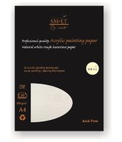 Склейка Acrylic painting paper, формат А4, 10 листов, 420 г/м