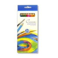 Набор акварельных карандашей "Сонет" 24 цвета