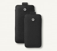 Чехол кожаный для смартфона iphone 6+ Epsom черный
