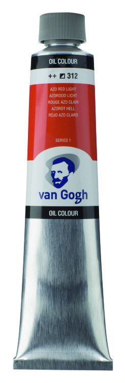 Краска масляная Van Gogh туба 200 мл №312 Красный светлый АЗО