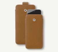 Чехол кожаный для смартфона iphone 6+ Epsom коньячный
