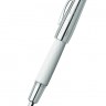 Перьевая ручка E-MOTION RHOMBUS, F, белая смола