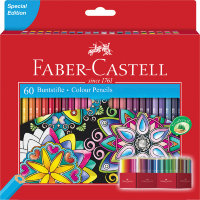 Цветные карандаши Замок, набор цветов, в подарочной картонной коробке, 60 шт.