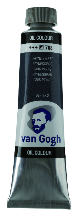 Краска масляная Van Gogh туба 40 мл №708 Серый Пейна