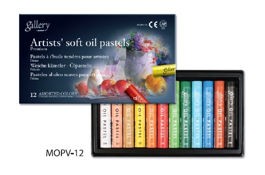 Набор масляной пастели Gallery Artists Soft Oil Pastels 12 цветов
