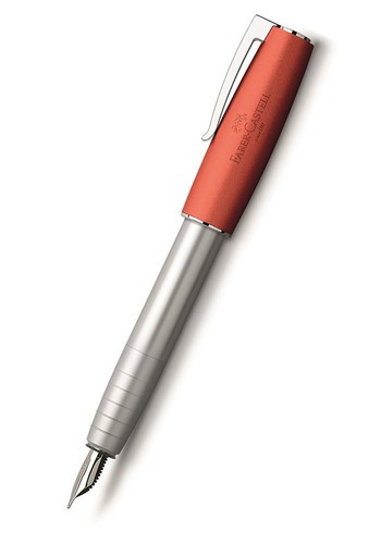 Перьевая ручка LOOM METALLIC, оранжевый, в картонной коробке, толщина EF