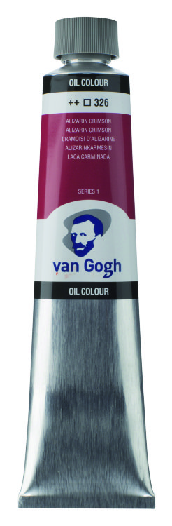 Краска масляная Van Gogh туба 200 мл №326 Красный ализариновый