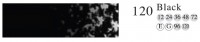 Пастель профессиональная сухая полутвёрдая квадратная цвет № 120 черный