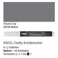 Меловой маркер Chalky Вулканический серый medium