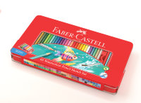 Акварельные карандаши Рыбки, с кисточкой 60 цветов