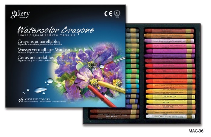 Набор акварельной пастели Watercolor Crayons 36 цветов