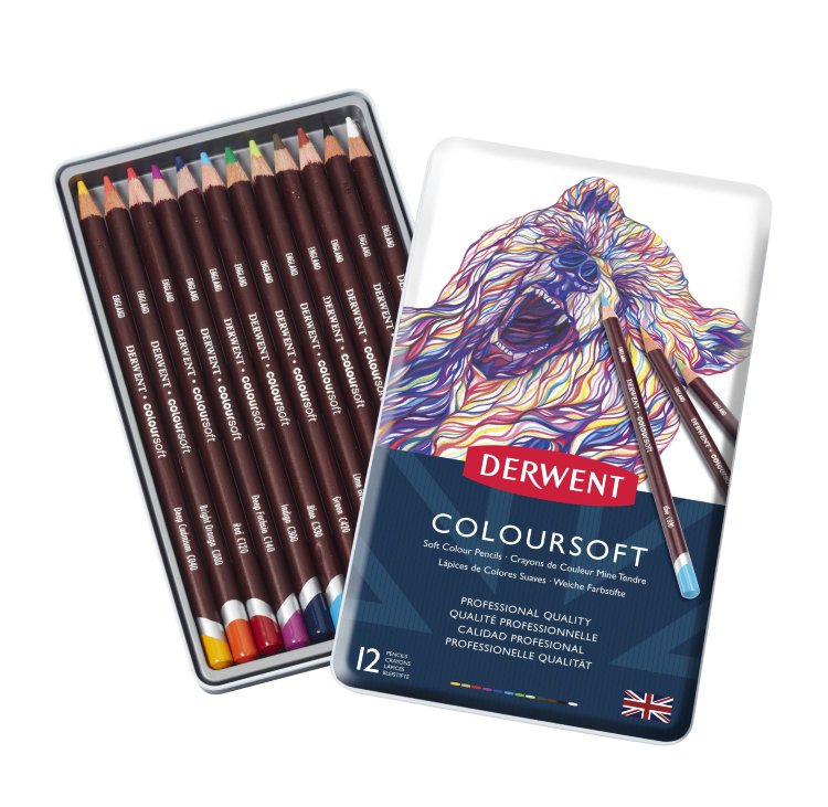 Набор цветных карандашей Coloursoft 12 цветов