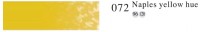 Пастель профессиональная сухая полутвёрдая квадратная цвет № 072 желтый Неаполь
