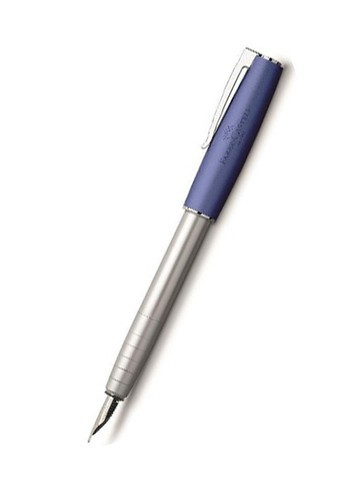 Перьевая ручка LOOM METALLIC, синий, в картонной коробке, толщина F