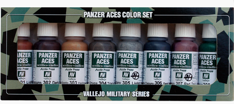 Набор №1 Model Color Panzer Aces 8 цветов