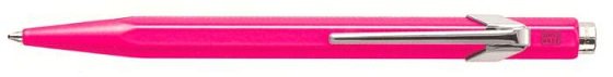 Ручка шариковая автоматическая Fluo Line, синие чернила Розовый