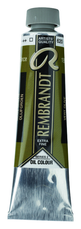 Краска масляная Rembrandt туба 40 мл №620 Зеленый оливковый
