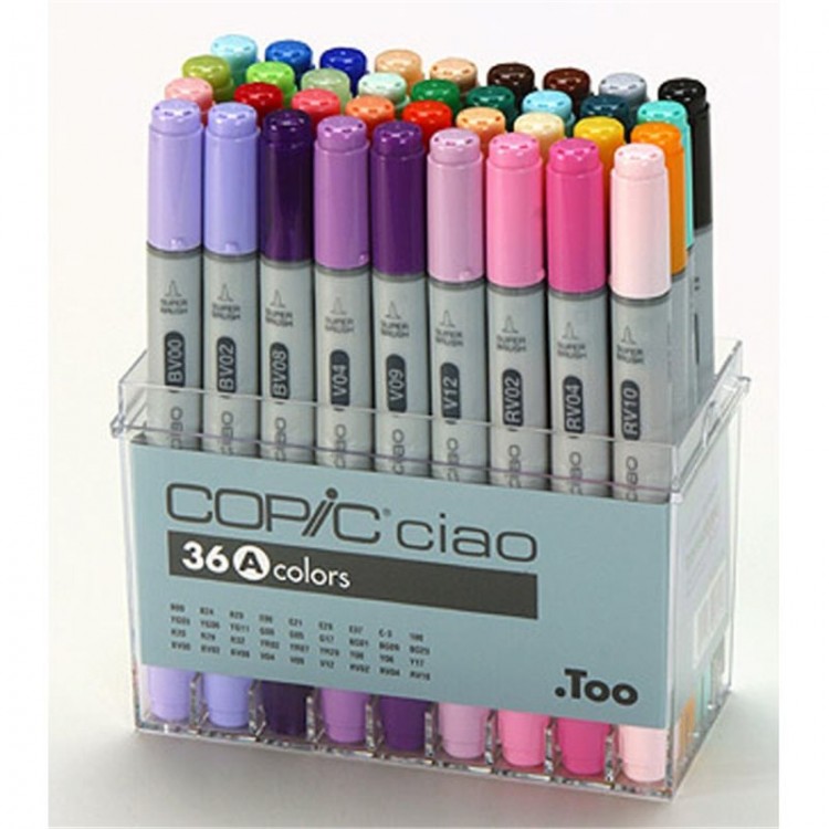 Набор маркеров COPIC CIAO Set A/ 36 цветов