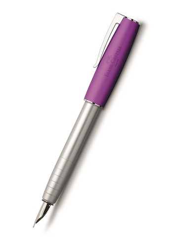 Перьевая ручка LOOM METALLIC, фиолетовый, в картонной коробке, толщина B