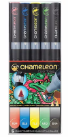 Набор маркеров Chameleon Primary Tones / основные цвета 5 шт.
