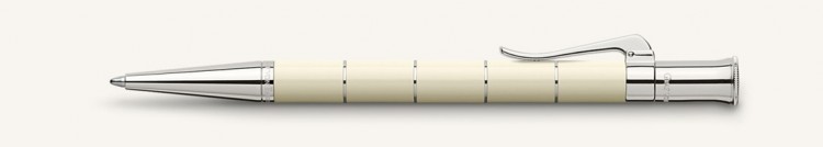 Механическая шариковая ручка Anello Ivory, c платиновым напылением