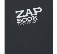 Блокнот ZAP BOOK (Склейка). Для сухих техник. (А5, 160л, 80г)  BLACK