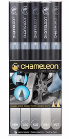 Набор маркеров Chameleon Gray Tones / серые тона 5 шт.