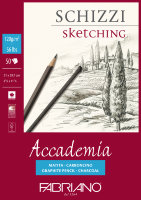 Блокнот-склейка для графики Fabriano "Accademia sketching" А4 50 л 120 г 41122129