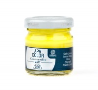 Акрил "APA COLOR"40 мл цвет 26 желтый лимонный