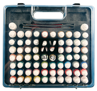 Набор красок Panzer Aces 72 цв + кисти в пластиковом чемодане