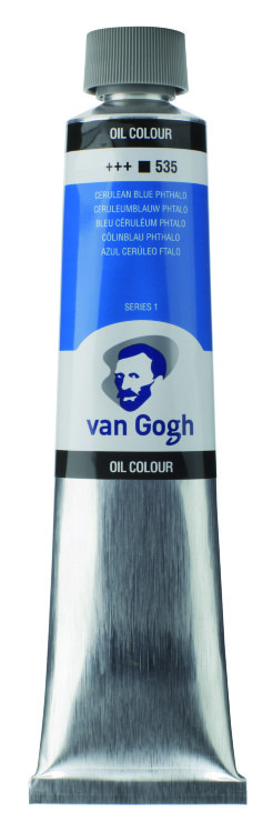 Краска масляная Van Gogh туба 200 мл №535 Лазурно-синий фталоцианин