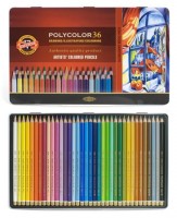 Набор цветных карандашей Polycolor 36 цветов