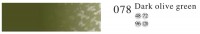 Пастель профессиональная сухая полутвёрдая квадратная цвет № 078 темный оливковый