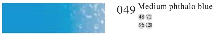 Пастель профессиональная сухая полутвёрдая квадратная цвет № 049 сине-серый